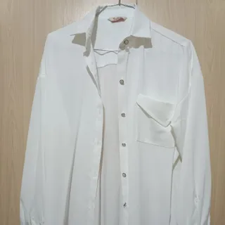 شومیز سفید فری‌سایز