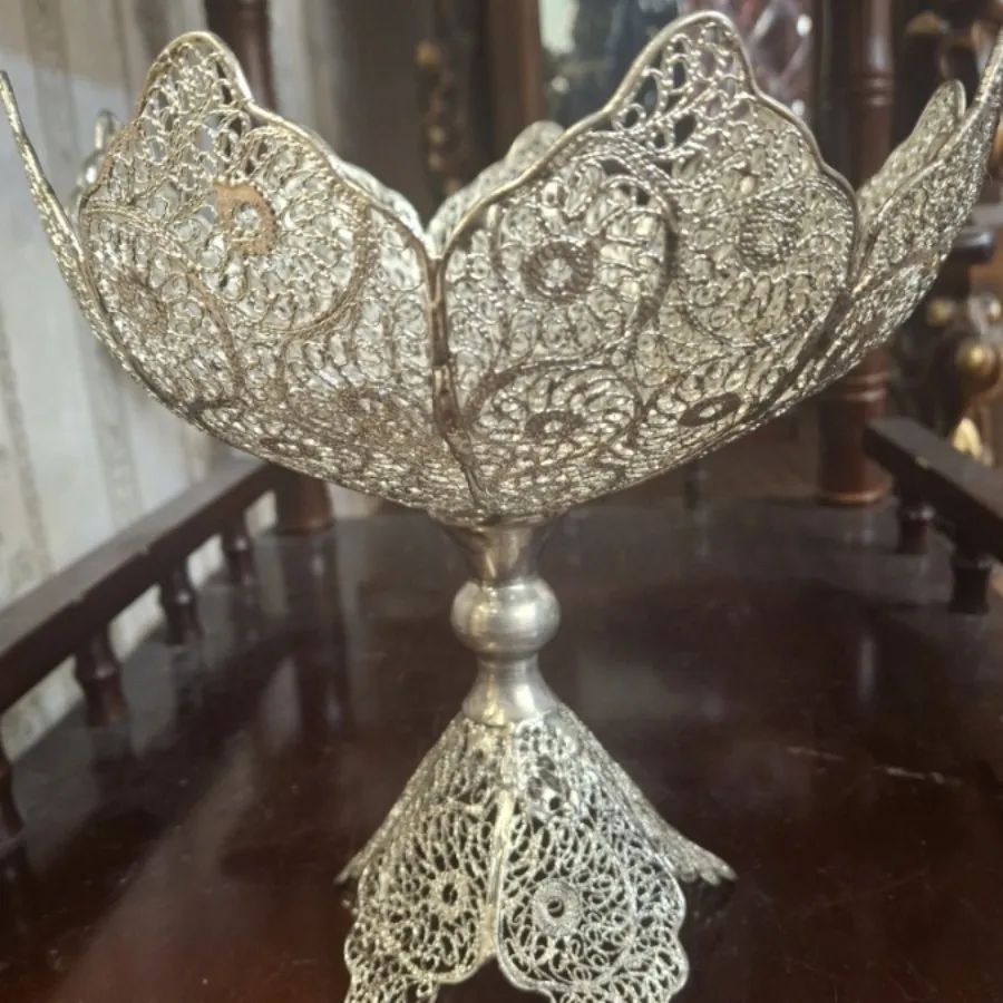 شکلات خوری مسی ملیله کاری