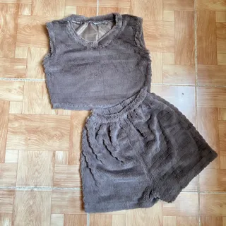 تاپ شورتک پشمالو