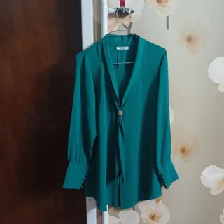 شومیز مجلسی رنگ کله غازی