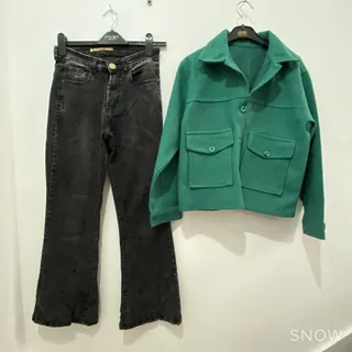 پاییزه آکبند  و شلوار