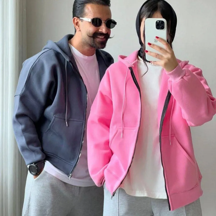 هودی اسپرت جلو زیپ دار