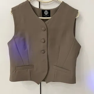 جلیقه شلوار جنس کرپ