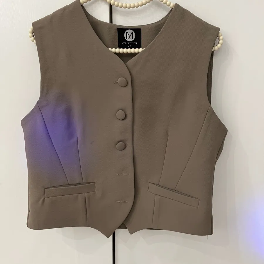 جلیقه شلوار جنس کرپ