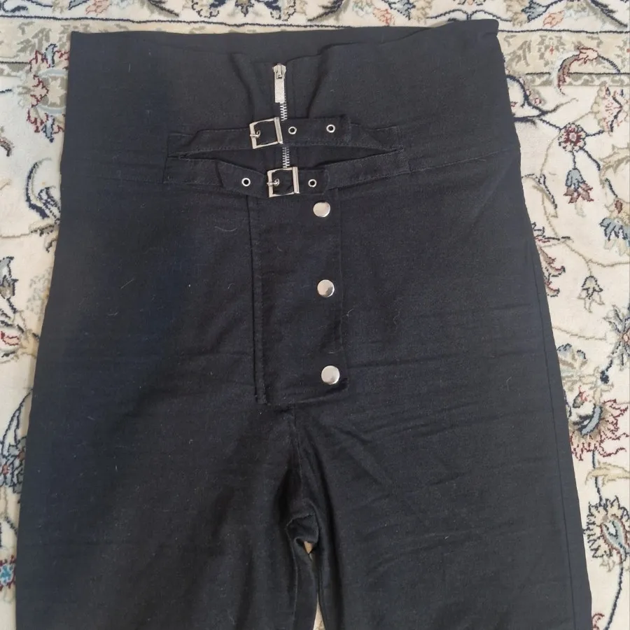 شلوار کمر بلند گنی کش مشک