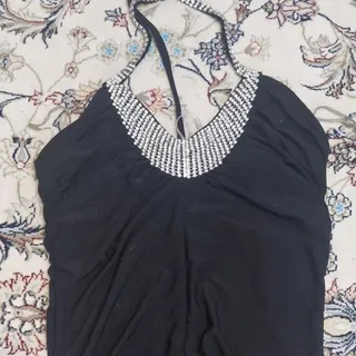 پیراهن مجلسی سنگ دوزی شده