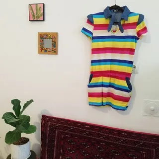 بلوز رنگی، آستین پوفی