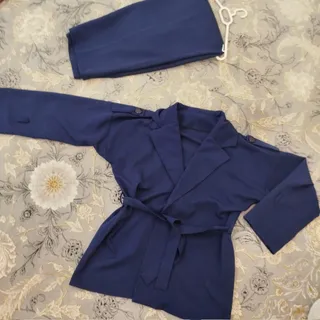 کت شلوار سرمه ایی