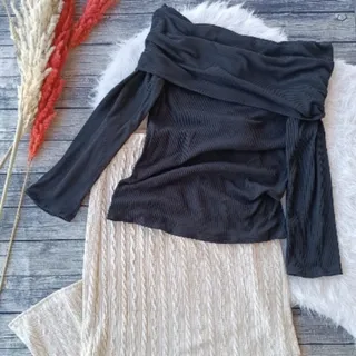 بلوز مشکی افشولدر