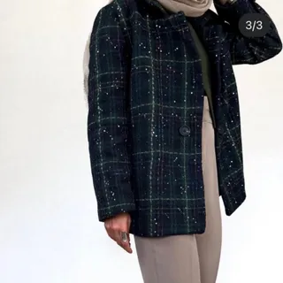 کت شنل پولک دوزی شده