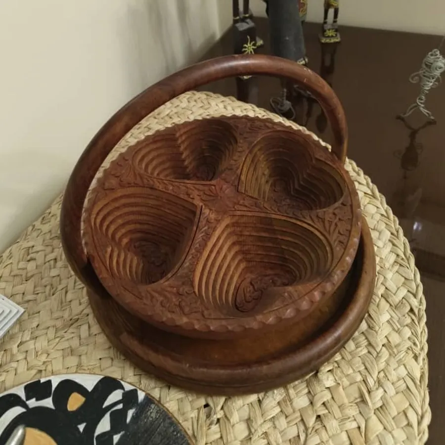 آجیل خوری چوبی