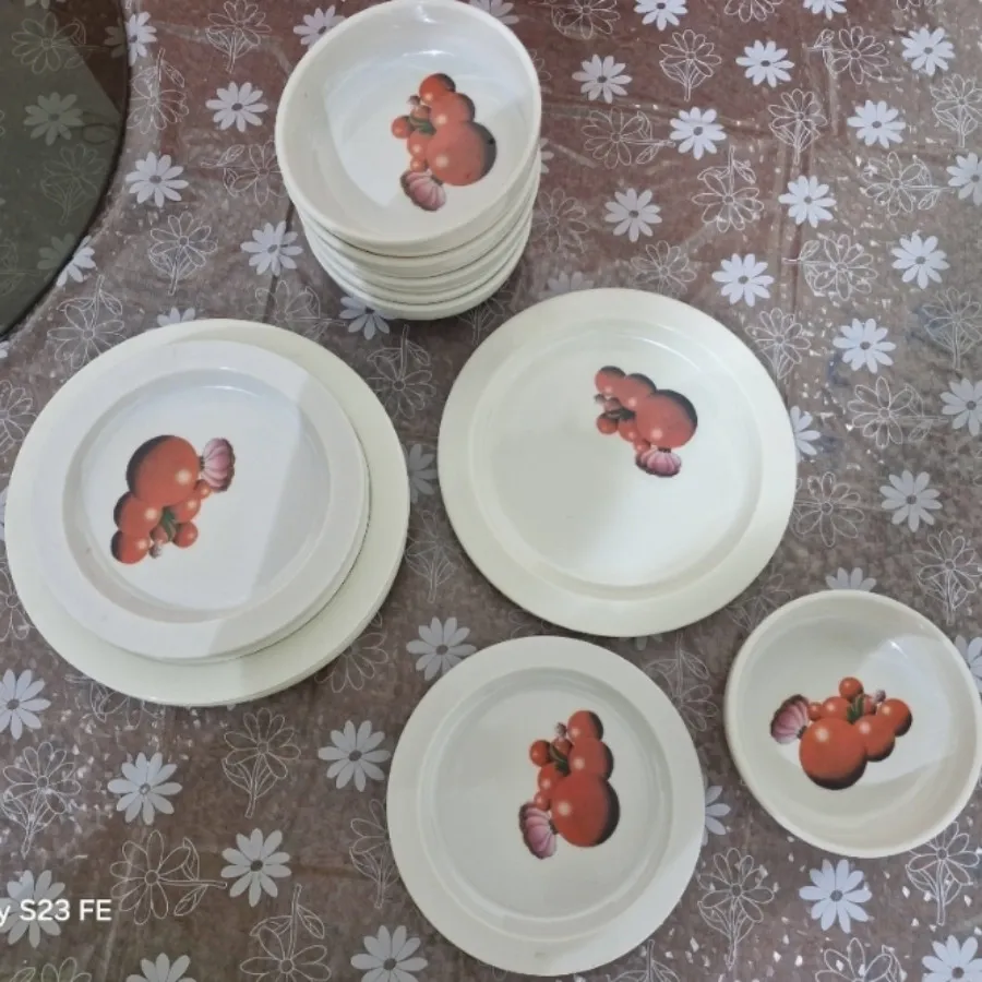 ست ملامین قدیمی بدون جعبه