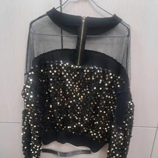 بلوز مجلسی پولکی