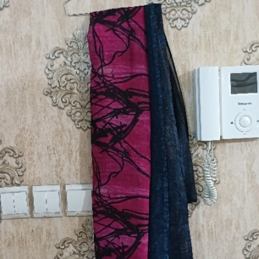 پارچه حریر سه رنگ