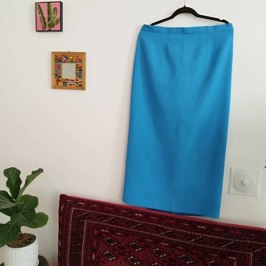 دامن مجلسی آبی فیروزه ای