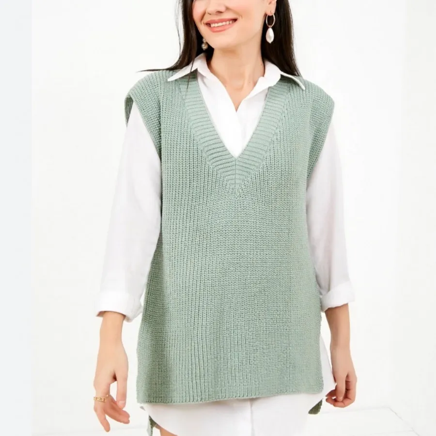 جلیقه بافت مینت addax