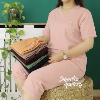 ست تیشرت شلوارک جیب گلگلی