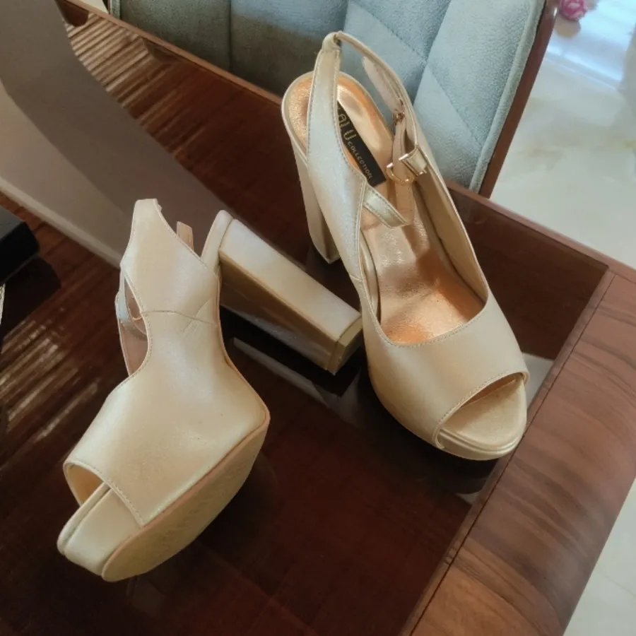 کفش پاشنه دار مجلسی نباتی