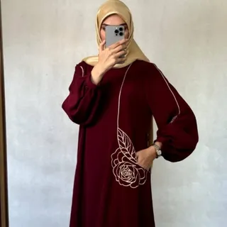 مانتو عبایی رز