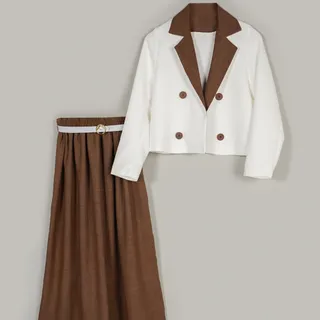 دو تکه کت دامن