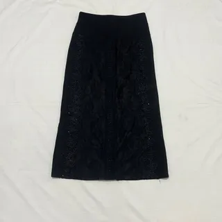 دامن مشکی دانتل