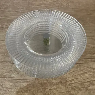 بشقاب کریستال الماسی