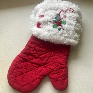 دستکش فر کریسمسی