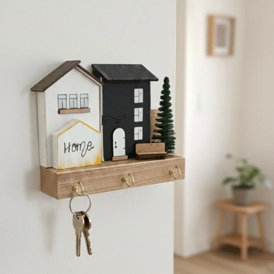 جاکلیدی مینی چوبی