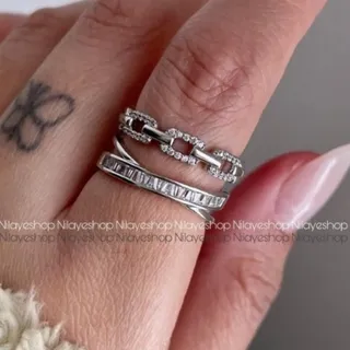 حلقه وپشت حلقه بسیار زیبا