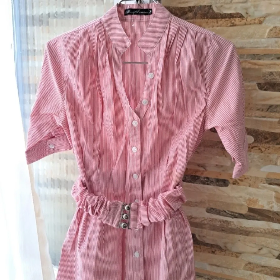 شومیز لینن آستین کوتاه