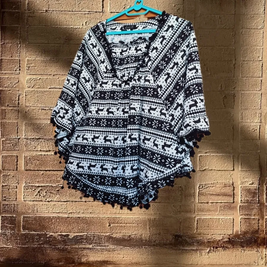 پانچو بافت ظریف