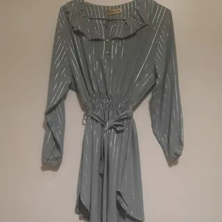 شومیز با خطهای نقره ای