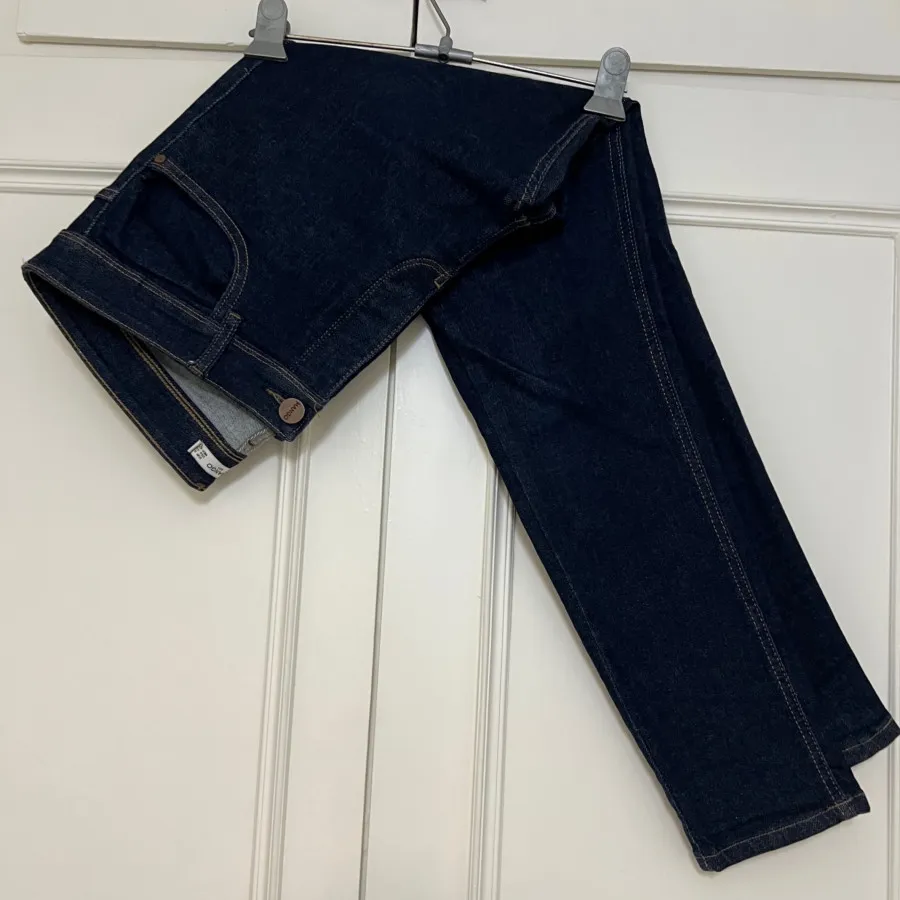 شلوار جین سرمه ای منگو