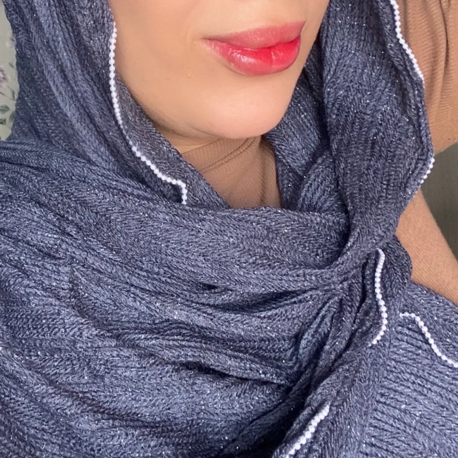 شال شاین لبه مرواریدی