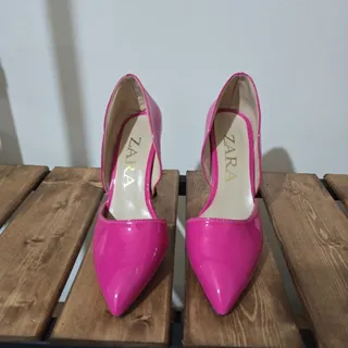 کفش مجلسی زارا سرخابی