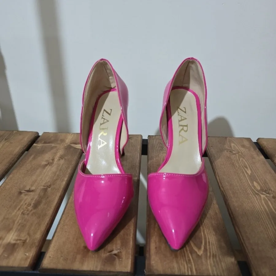 کفش مجلسی زارا سرخابی