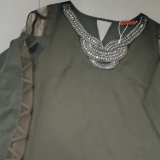 بلوز کرپ یشمی