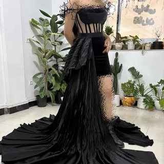 پیراهن مجلسی فشن مشکی ✨