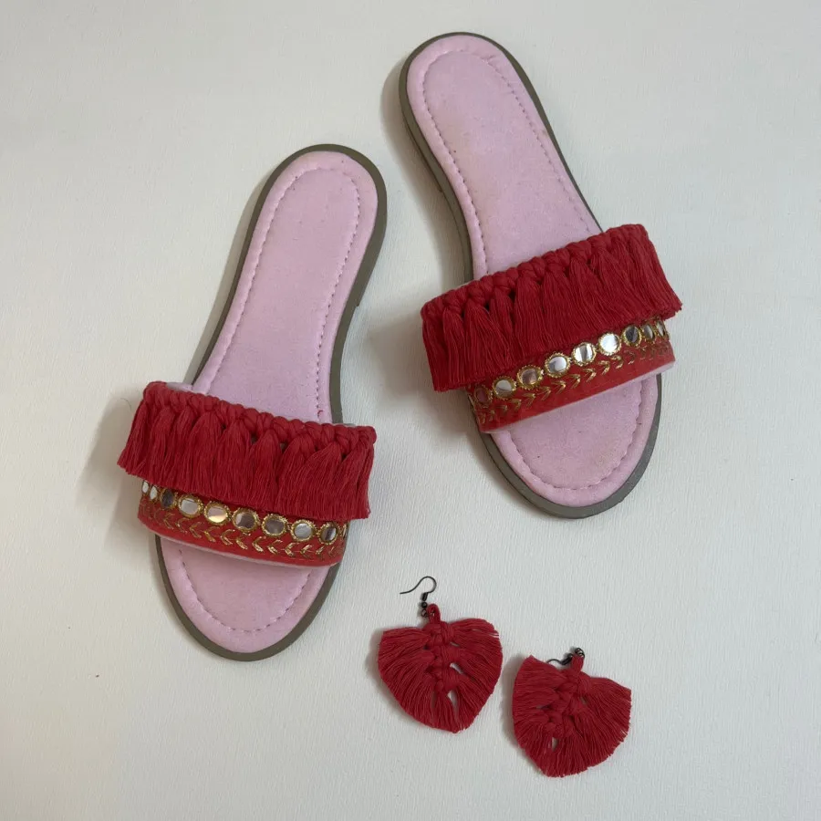 صندل مکرومه