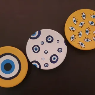 بشقاب دیوارکوب (سه تایی)