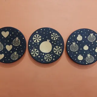 بشقاب دیوارکوب (سه تایی)