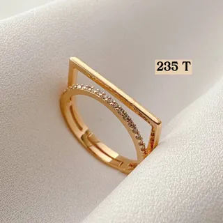 انگشتر آبکاری طلا