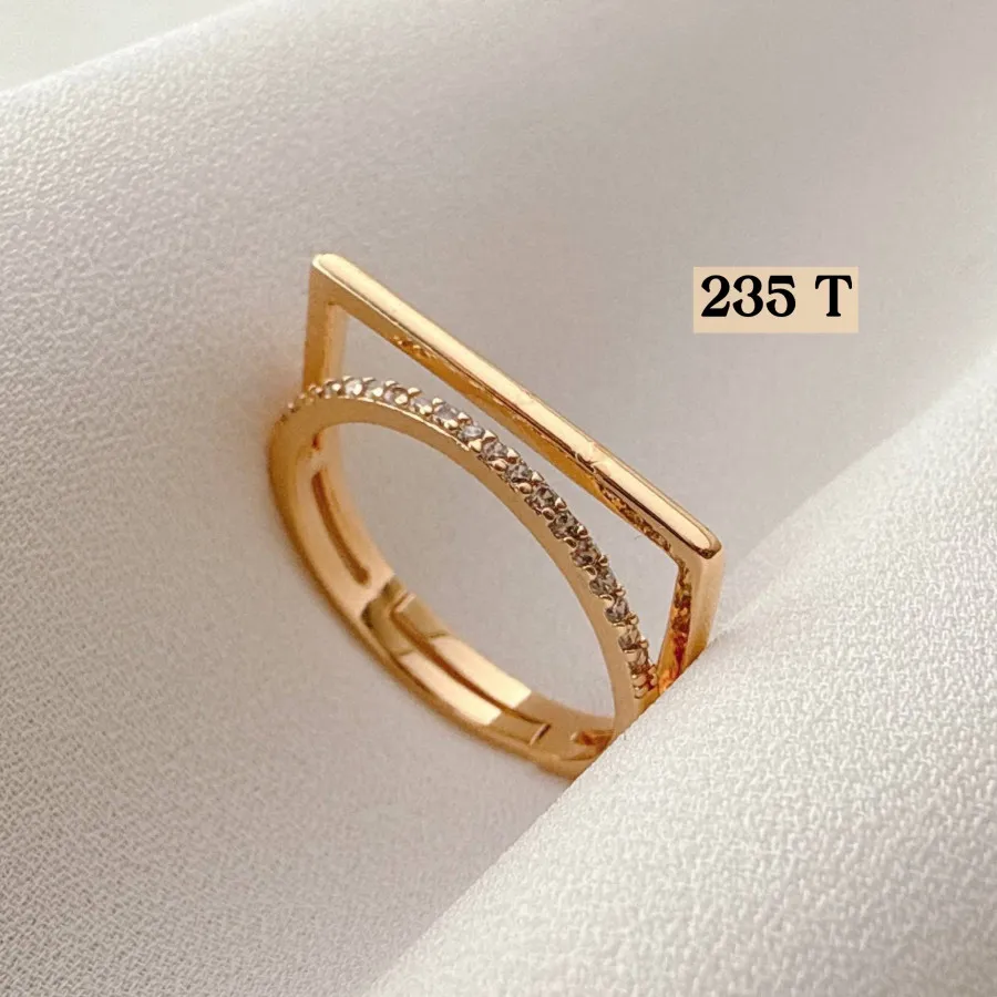 انگشتر آبکاری طلا