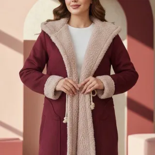 پالتو خز زرشکی