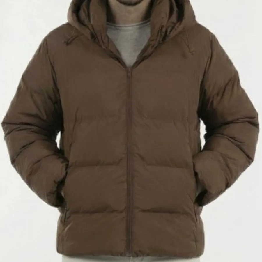 کاپشن قهوه‌ای جین وست