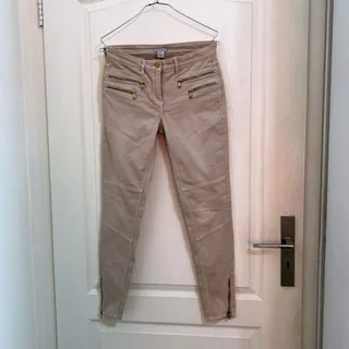 شلوار جین کرم