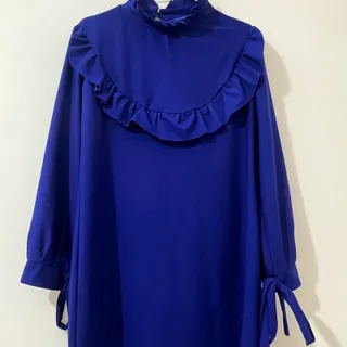 مانتو آبی کاربنی