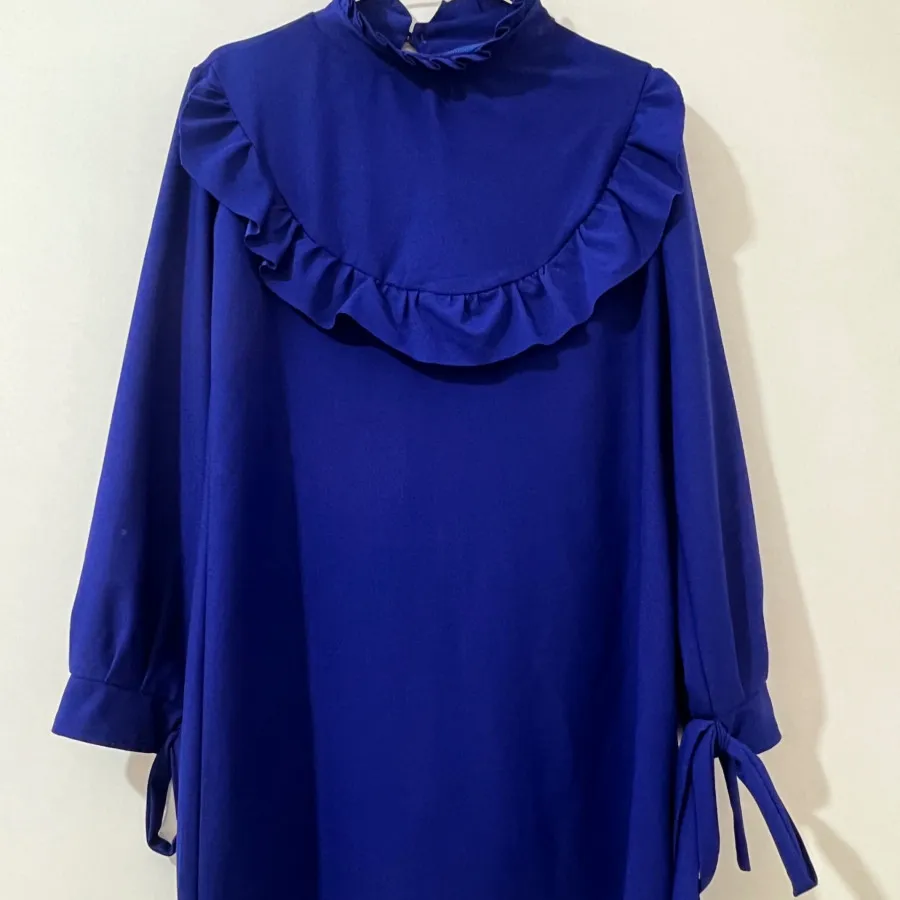 مانتو آبی کاربنی