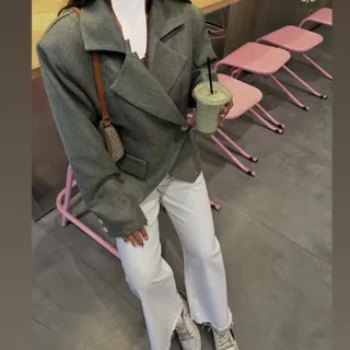 کت تک مزونی سبز ماچا