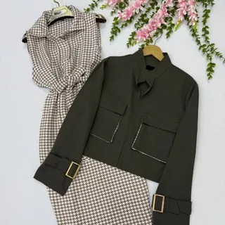 ست کت و سارافون زنانه